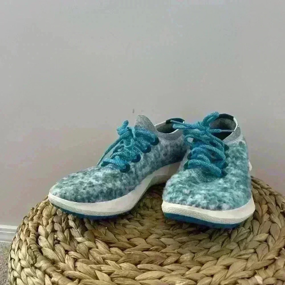 All birds merino wool dasher 2 fluff running shoes women’s 10 colorful rainbow - Picture 1 of 7